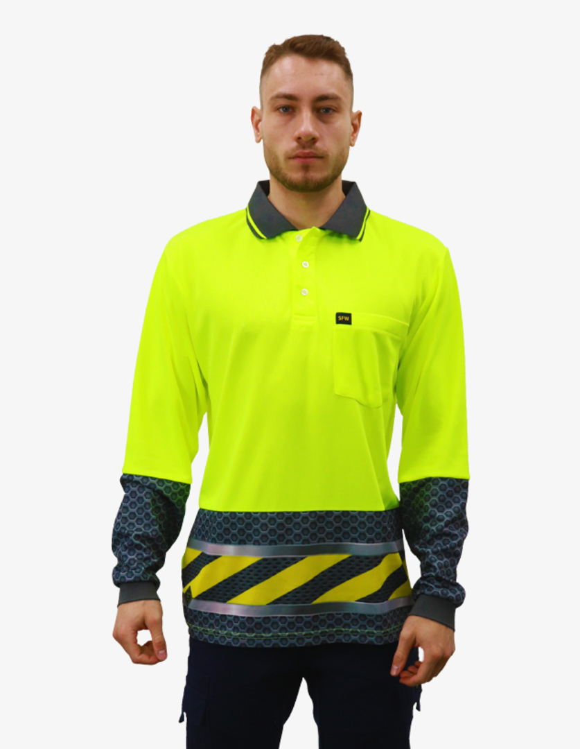 SFWP06B Hi Vis Polo Shirts. 1 Colourway In Stock. image 0